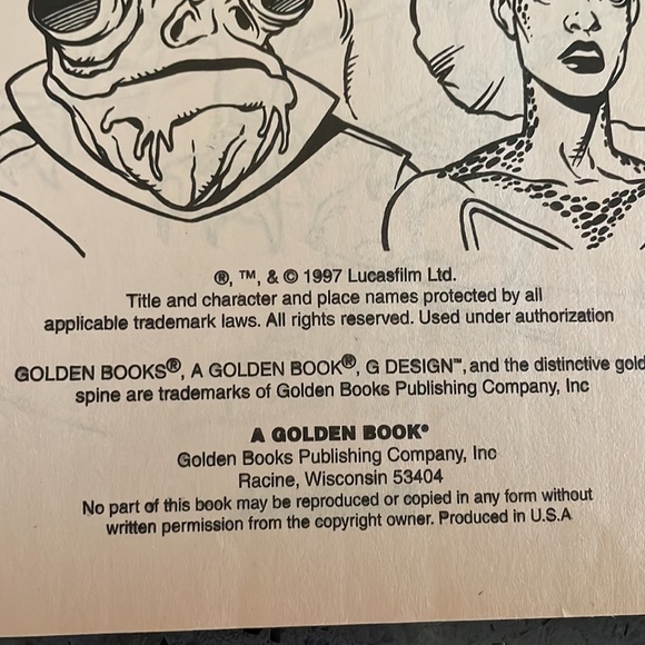 Golden Books STAR WARS  MY COLORING BOOK - Picture 3 of 3